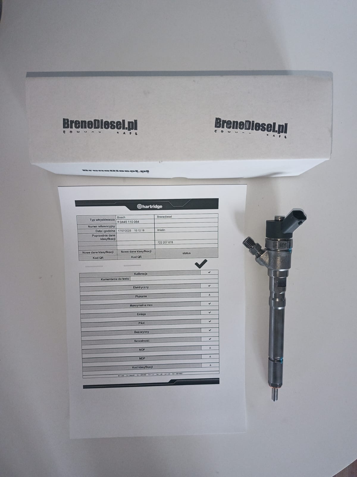 Wtryskiwacz BOSCH 0445110064