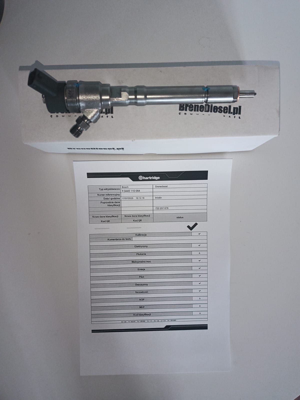 Wtryskiwacz BOSCH 0445110064 - obrazek 2