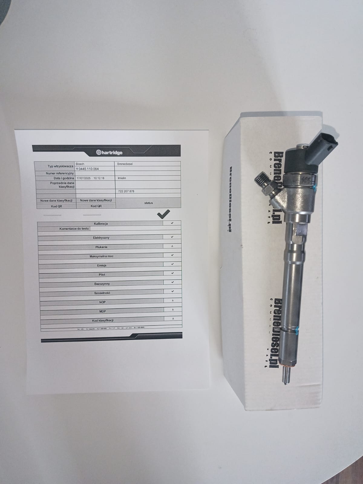 Wtryskiwacz BOSCH 0445110064 - obrazek 3