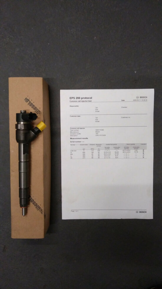 Wtryskiwacz Honda FR-V 2.2 CTDi - 0445110236