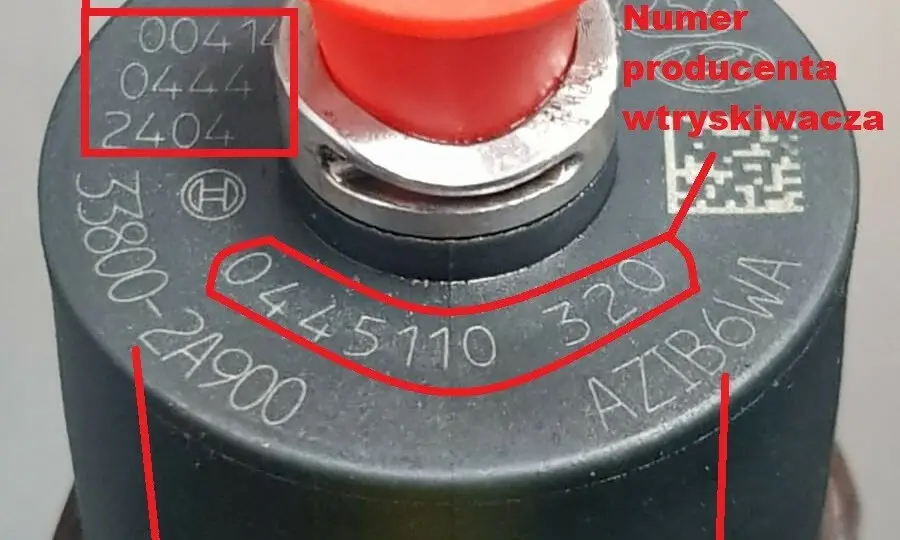 Wtryskiwacz 0445110524 Fiat 1,6 JTD