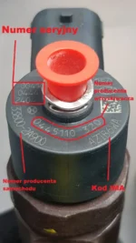 Wtryskiwacz Bosch  0445110582 - obrazek 5