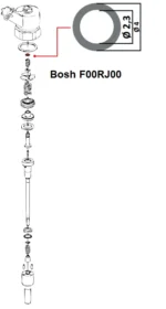 Bosh podkładka regulacyjna  F00RJ00 - obrazek 2