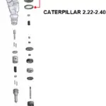 CATERPILLAR podkładka regulacyjna